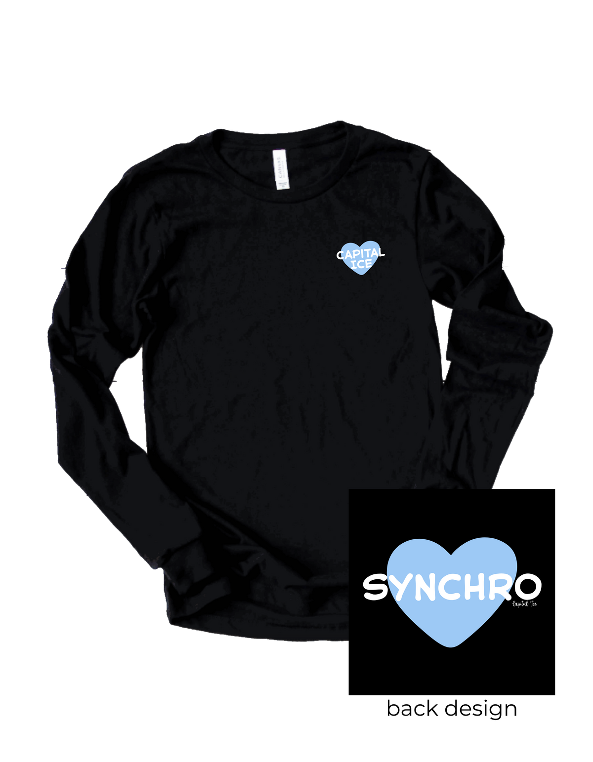 Synchro Heart Long Sleeve Tee - Youth Sizes