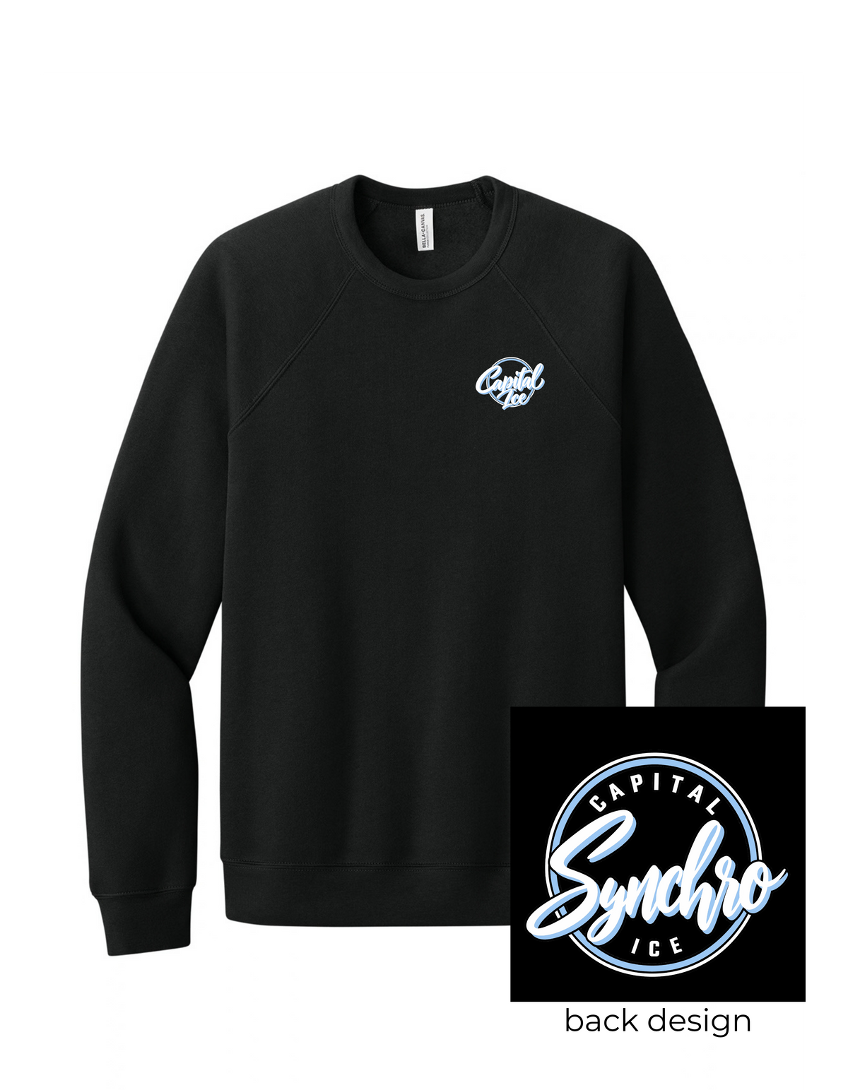 Synchro Circle Sponge Fleece Raglan Sweatshirt - Youth Sizes