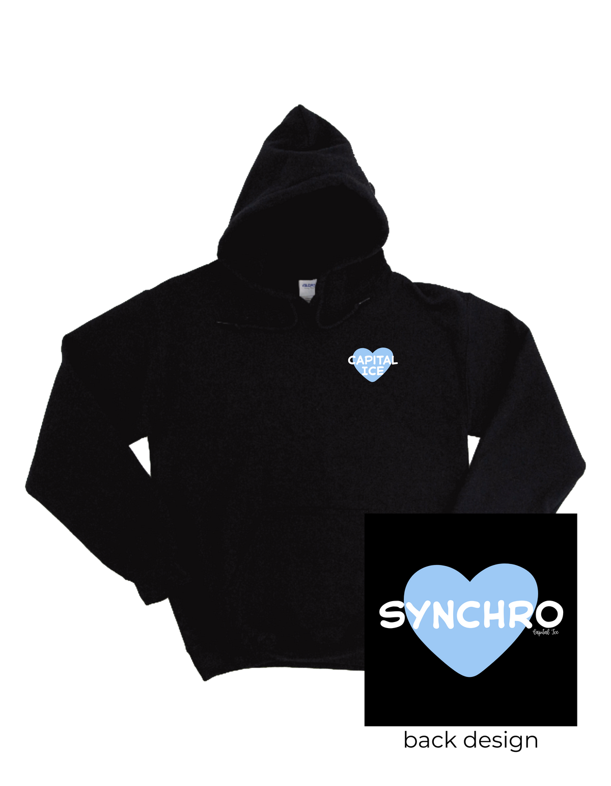 Synchro Heart Hooded Sweatshirt - Youth Sizes